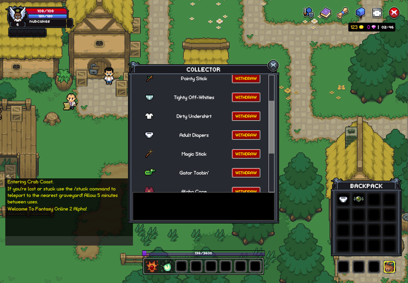 Fantasy Online 2 image 2 from The Collector has arrived in Crab Coast!