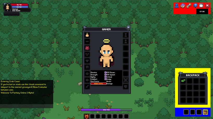 Fantasy Online 2 image 2 from Devlog #30 - GUI Skin, SSL, Seams, Collector