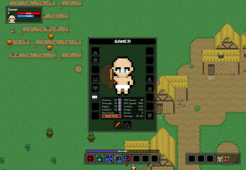 Fantasy Online 2 image 10 from Devlog #15 - Skills & Stats